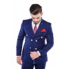Costum ANGELO, Albastru Inchis, cu 2 seturi de nasturi